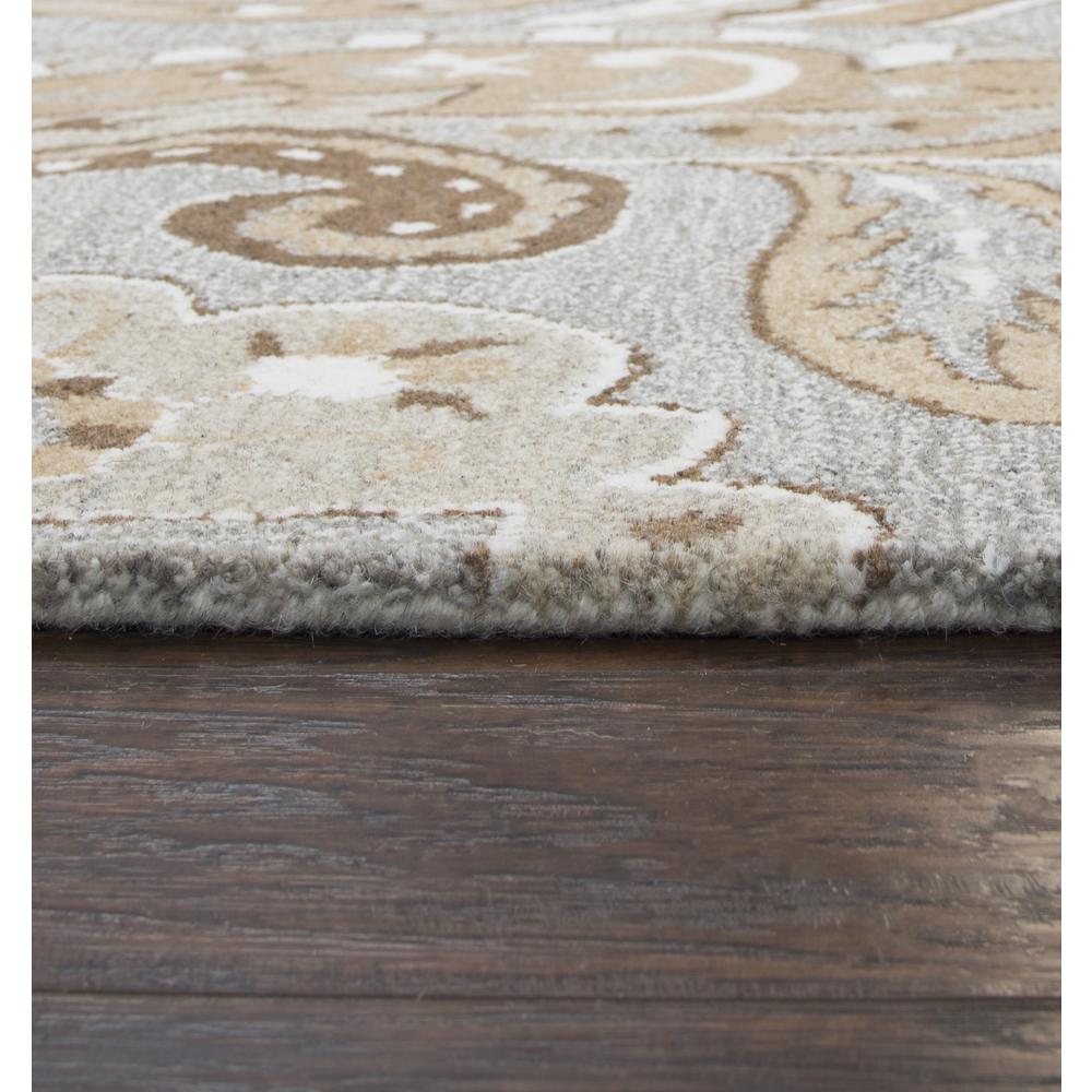 9' x 12' Hand-Tufted Rectangle Rug. Picture 4