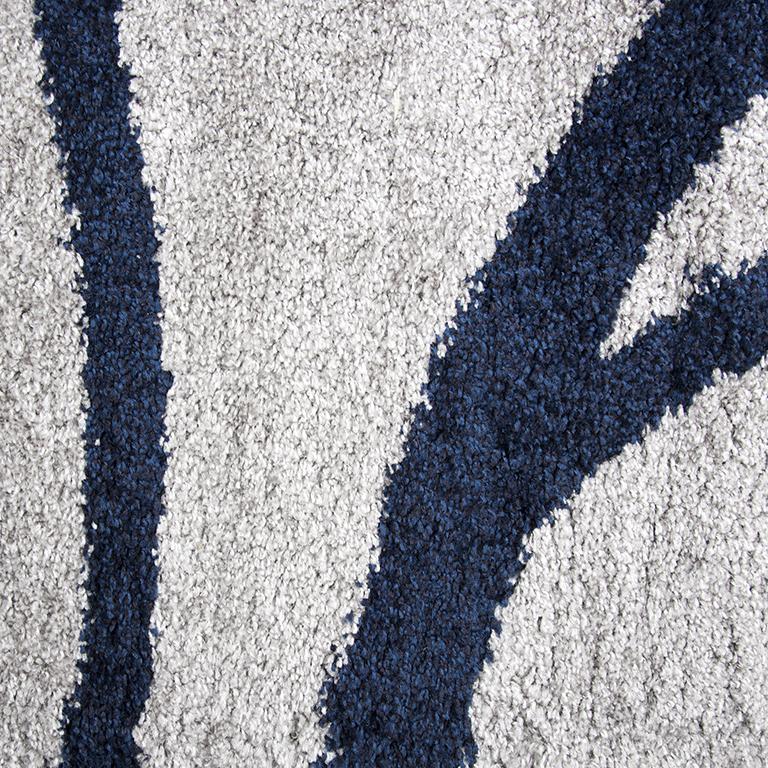 Midnight Gray 5'3" x 7'3" Power-Loomed Rug- MT1011. Picture 7