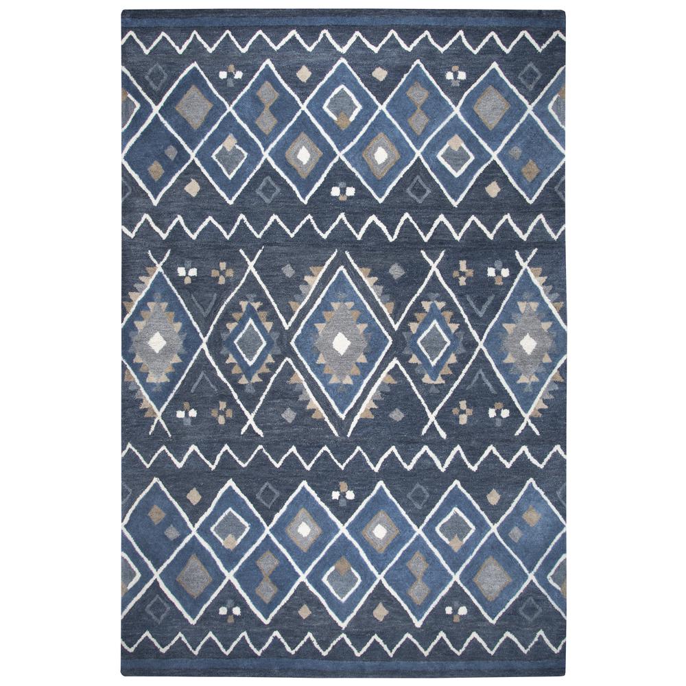 8' x 10' Hand-Tufted Rectangle Rug. Picture 3
