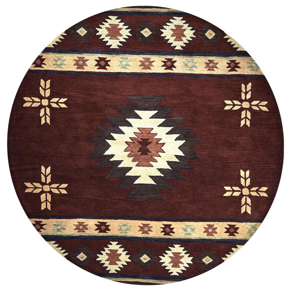 Hand Tufted Cut Pile Wool Rug, 8' x 8'. Picture 1