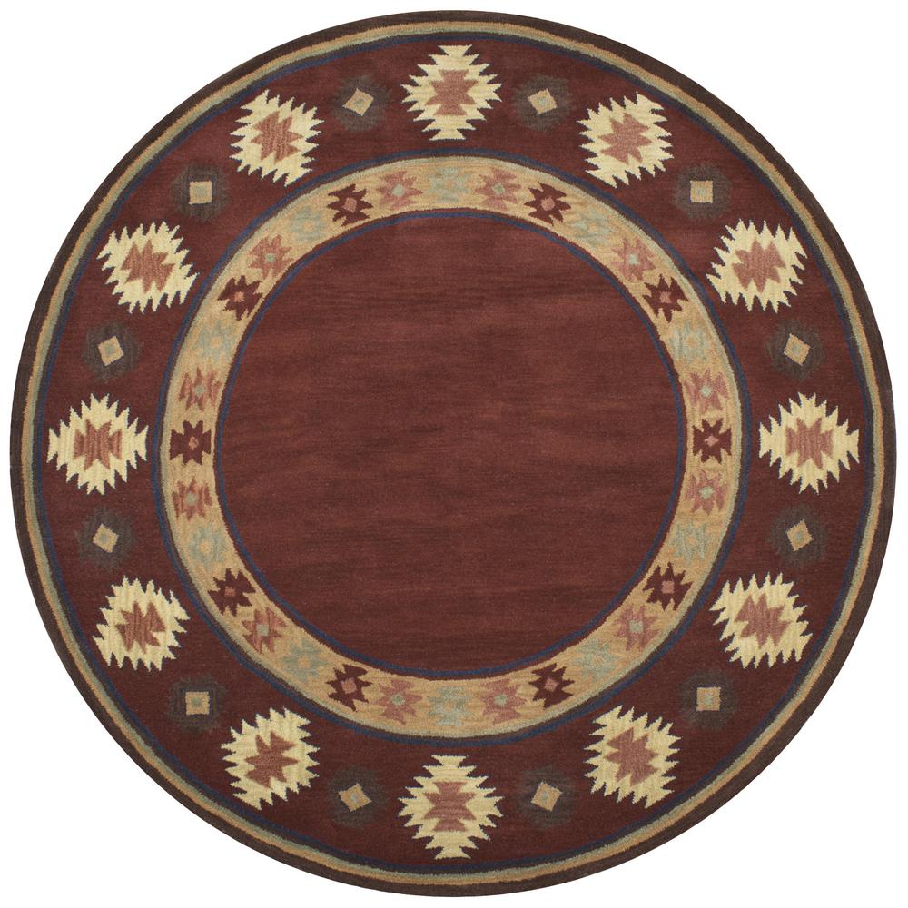 Hand Tufted Cut Pile Wool Rug, 8' x 8'. Picture 1