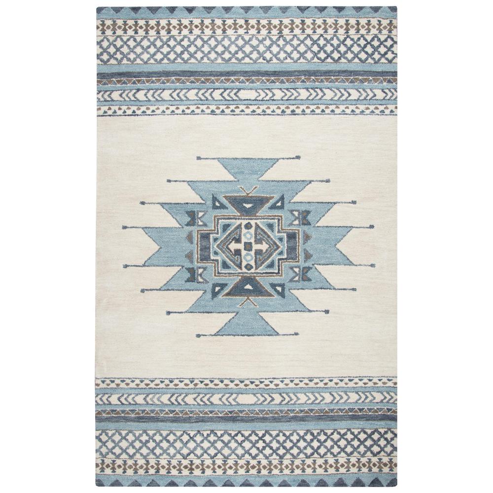 5' x 8' Hand-Tufted Rectangle Rug. Picture 1