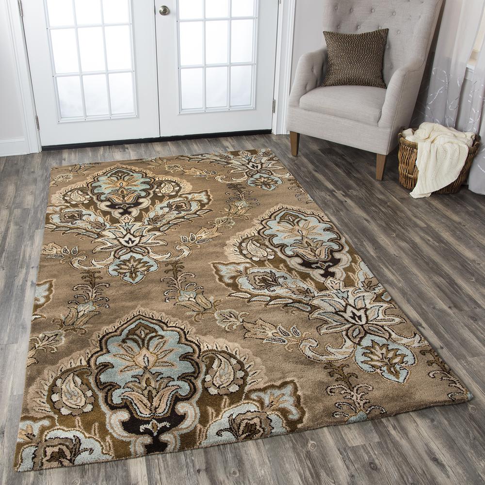 8' x 10' Hand-Tufted Rectangle Rug. Picture 11