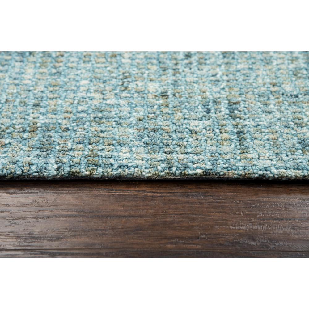 Hand Tufted Cut & Loop Pile Wool Rug, 2'6" x 8'. Picture 5