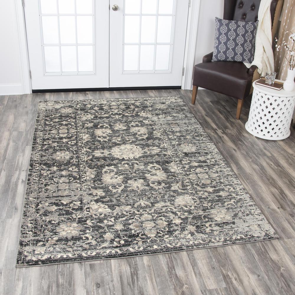 3' x 5' Machine-Made Rectangle Rug. Picture 2
