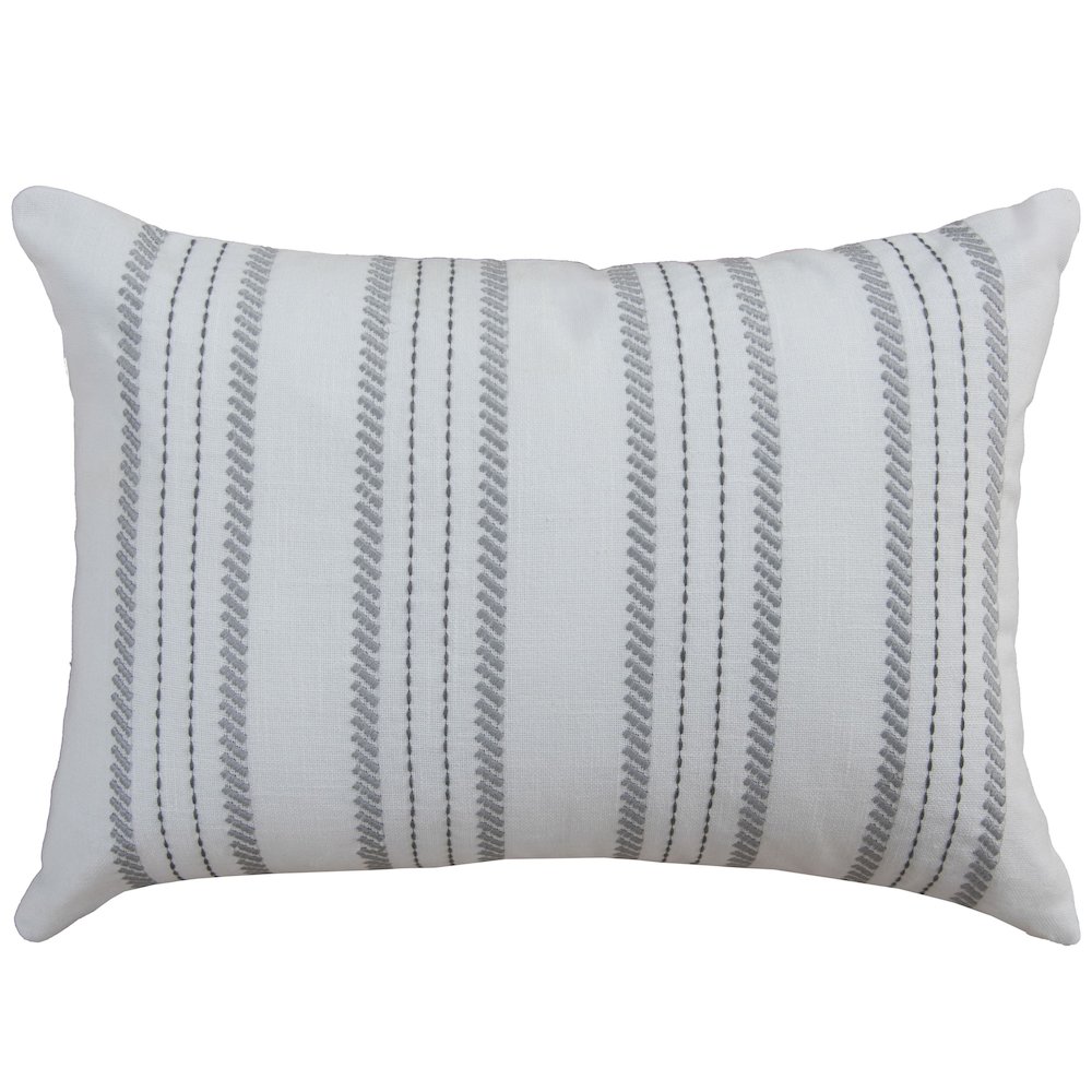 Transitional  14" x 20" Down Filled Pillow. Picture 1