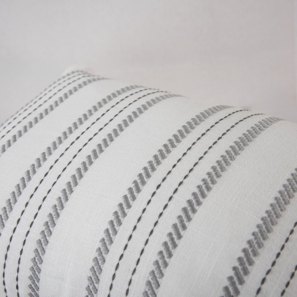 Transitional  14" x 20" Down Filled Pillow. Picture 3