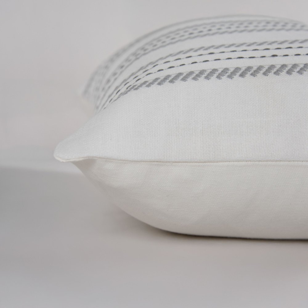 Transitional  14" x 20" Down Filled Pillow. Picture 6