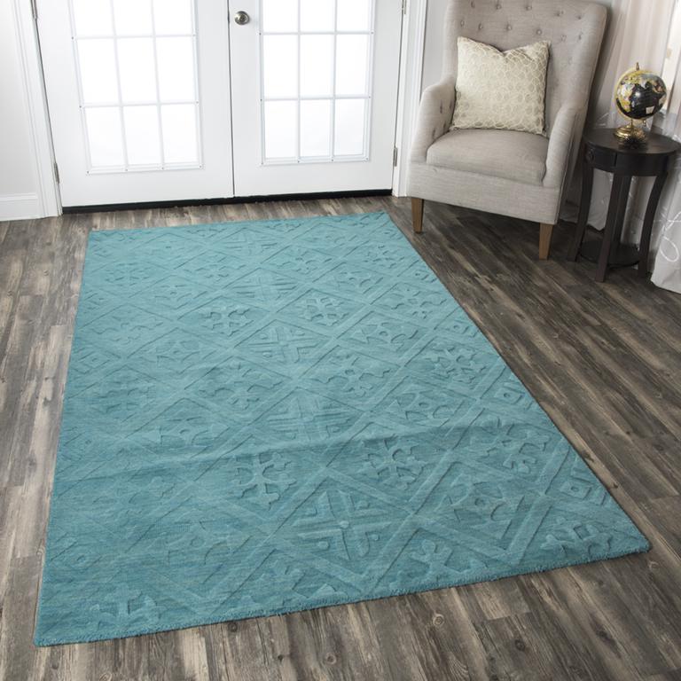 8' x 10' Hand-Tufted Rectangle Rug. Picture 12