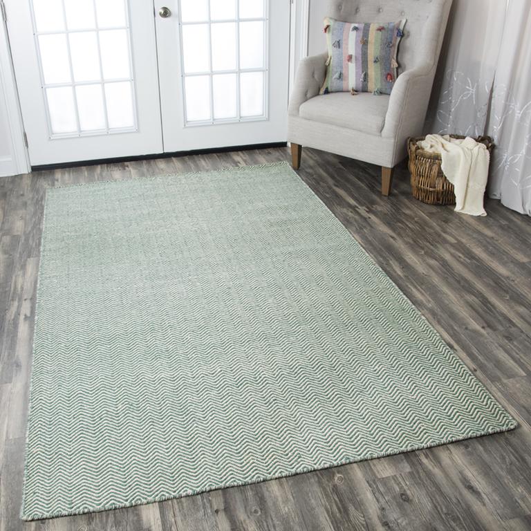 3' x 5' Hand-Woven Rectangle Rug. Picture 2
