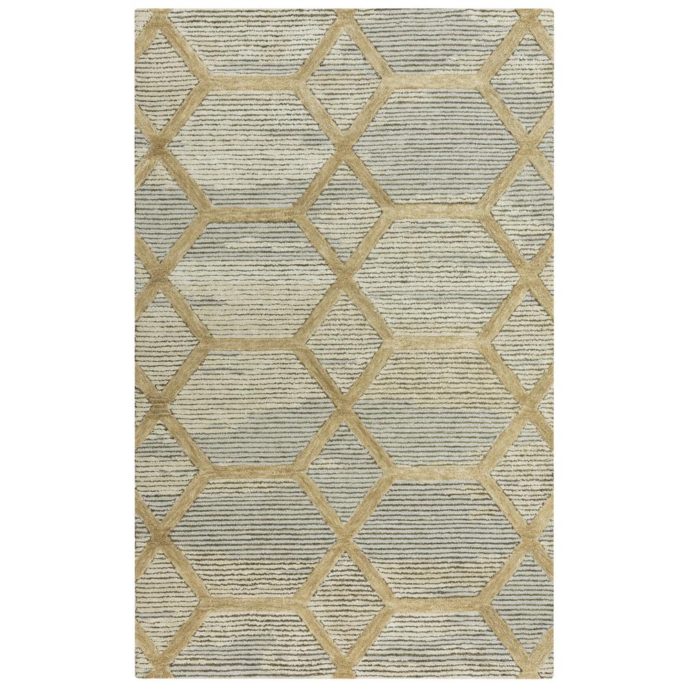 5' x 8' Hand-Tufted Rectangle Rug. Picture 4
