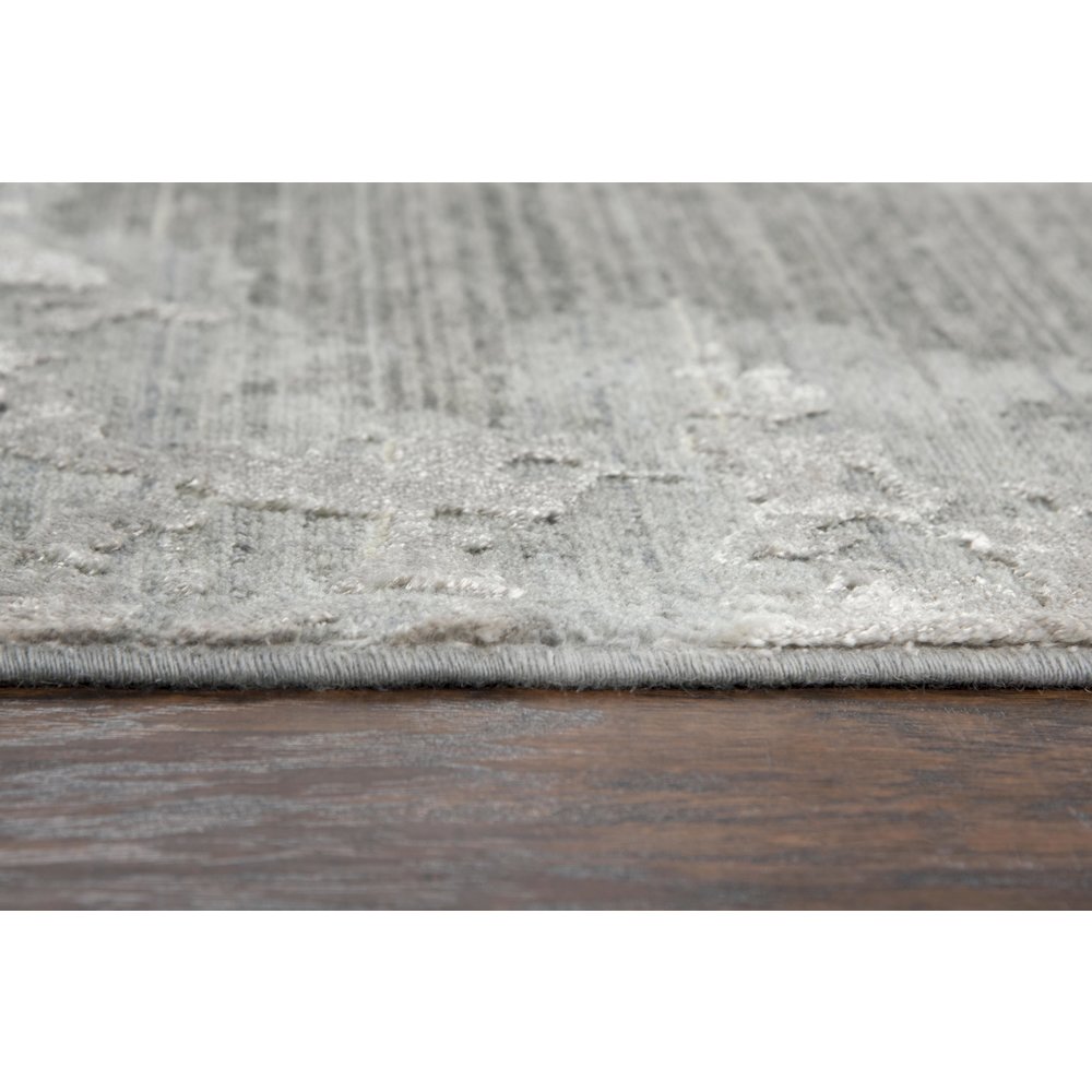 Hybrid Cut Pile Wool/ Tencel Rug, 2'6" x 8'. Picture 6