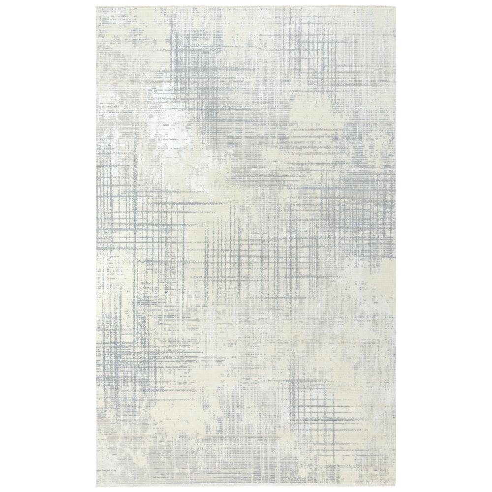 Hybrid Cut Pile Wool/ Tencel Rug, 8' x 10'. Picture 1