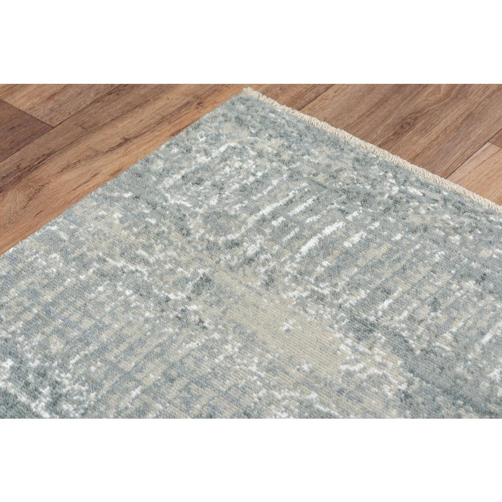 Hybrid Cut Pile Wool/ Tencel Rug, 8' x 10'. Picture 5