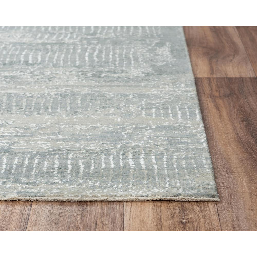 Hybrid Cut Pile Wool/ Tencel Rug, 8' x 10'. Picture 3