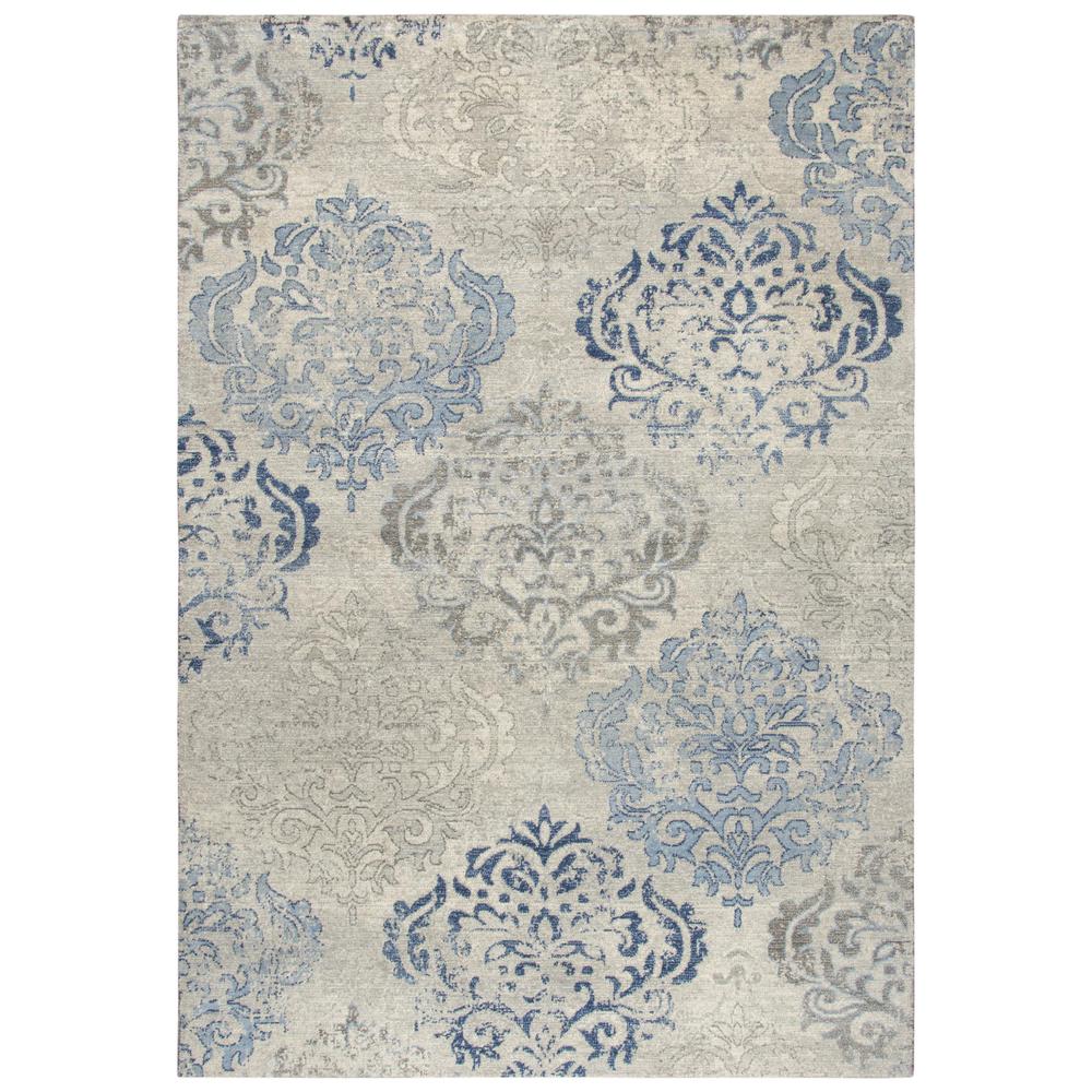 Hybrid Cut Pile Wool Rug, 5' x 8'. Picture 1
