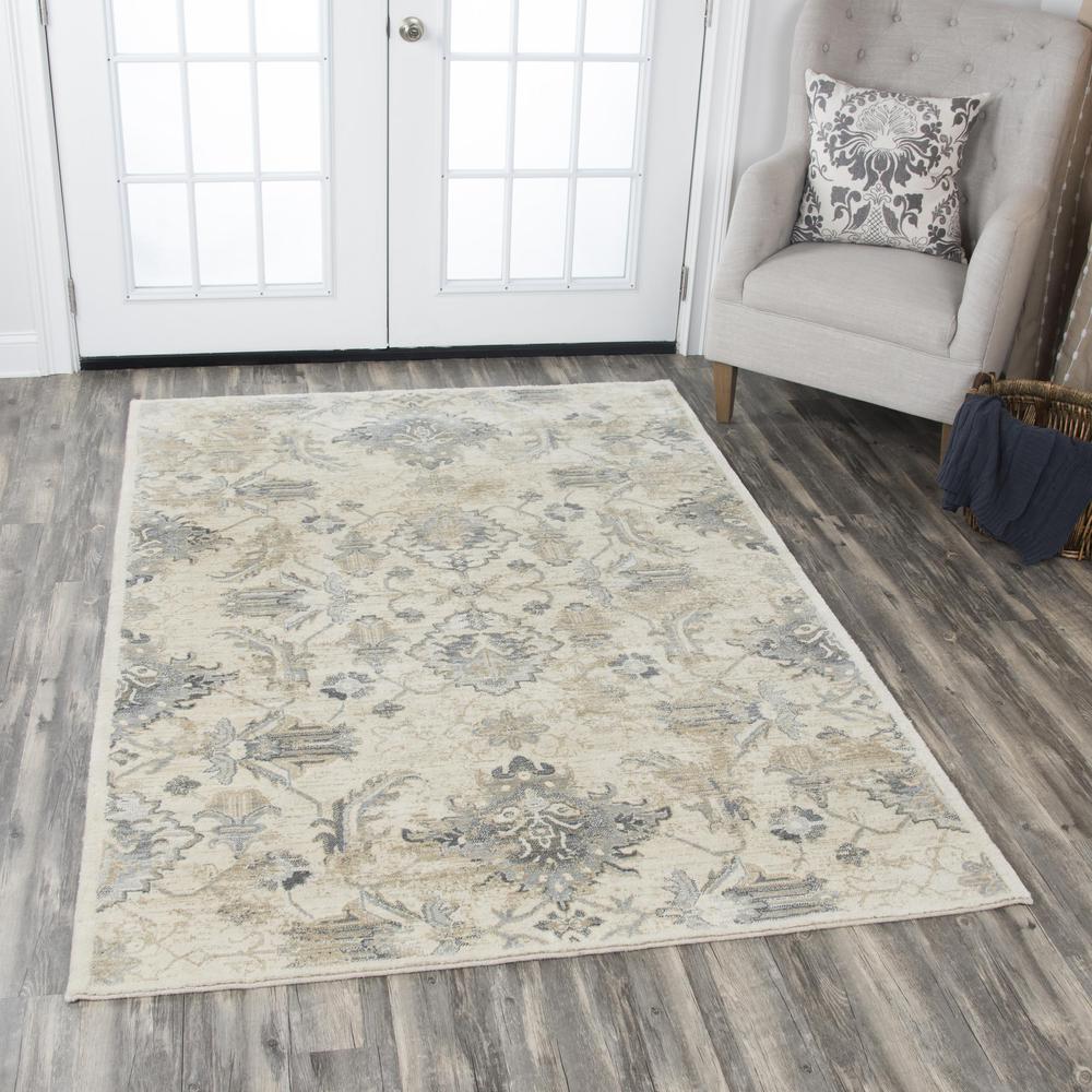 Hybrid Cut Pile Wool Rug, 2'6" x 8'. Picture 2