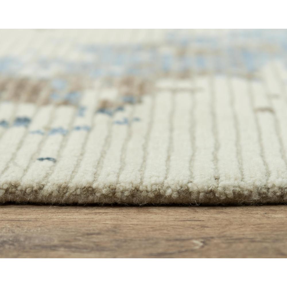 Hand Knotted Cut Pile Wool/ Viscose Rug, 8' x 10'. Picture 6