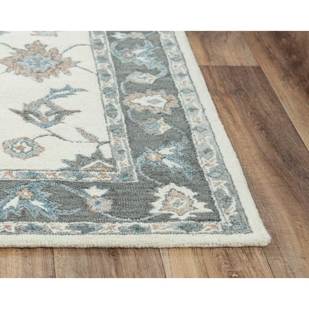 5' x 8' Hand-Tufted Rectangle Rug. Picture 1