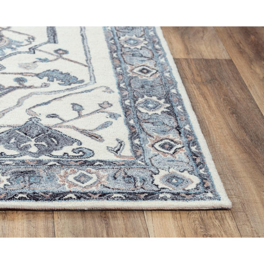 5' x 8' Hand-Tufted Rectangle Rug. Picture 1