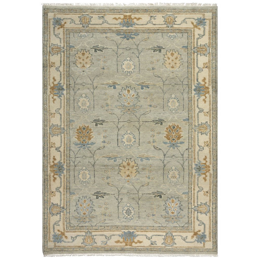 Hand Knotted Cut Pile Wool Rug, 8' x 10'. Picture 1