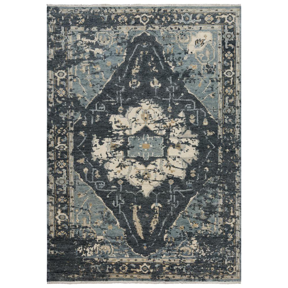 Hand Knotted Cut Pile Wool Rug, 8' x 10'. Picture 1