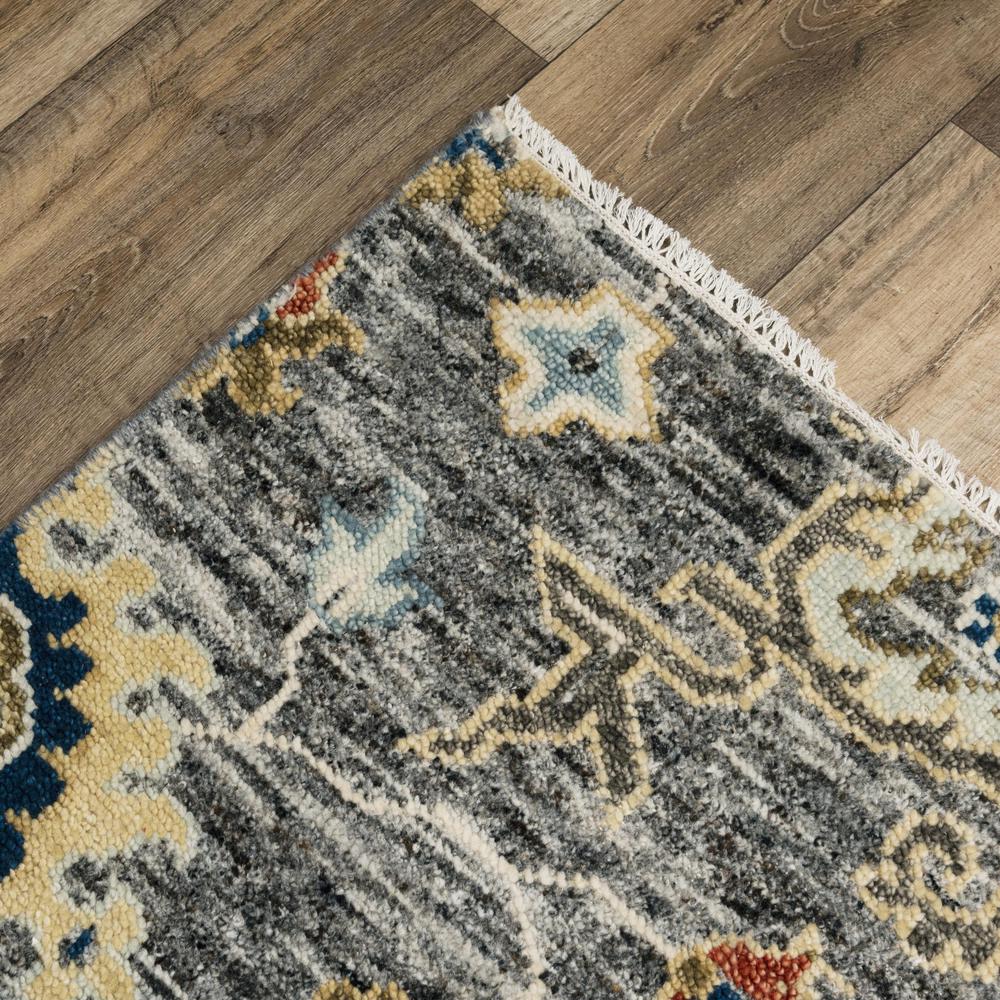 Hand Knotted Cut Pile Wool Rug, 8' x 10'. Picture 5