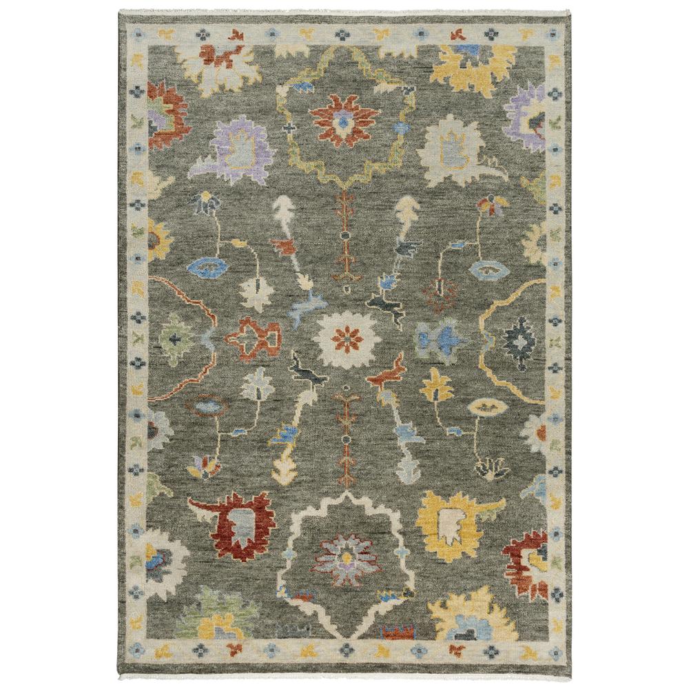 Hand Knotted Cut Pile Wool Rug, 8' x 10'. Picture 1