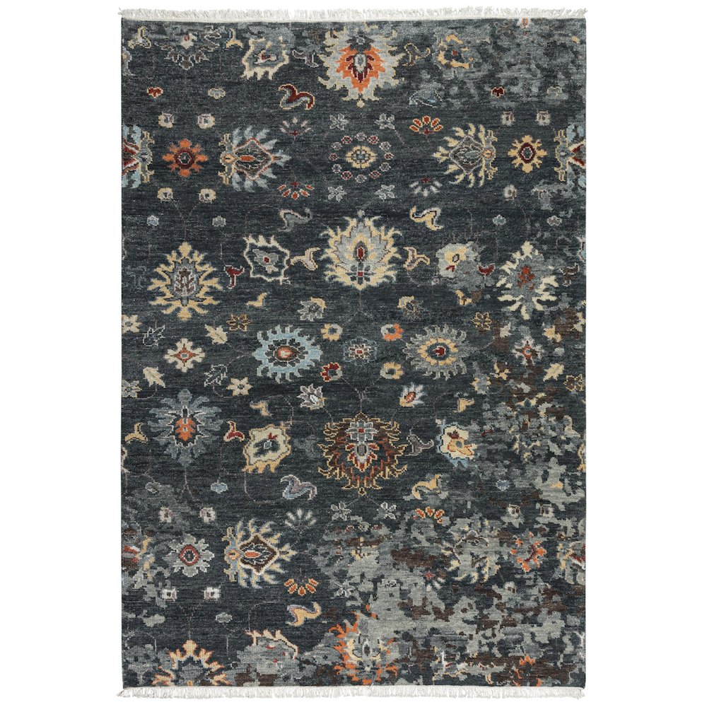 Hand Knotted Cut Pile Wool Rug, 8' x 10'. Picture 1