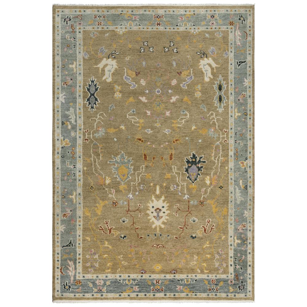 Hand Knotted Cut Pile Wool Rug, 8' x 10'. Picture 1