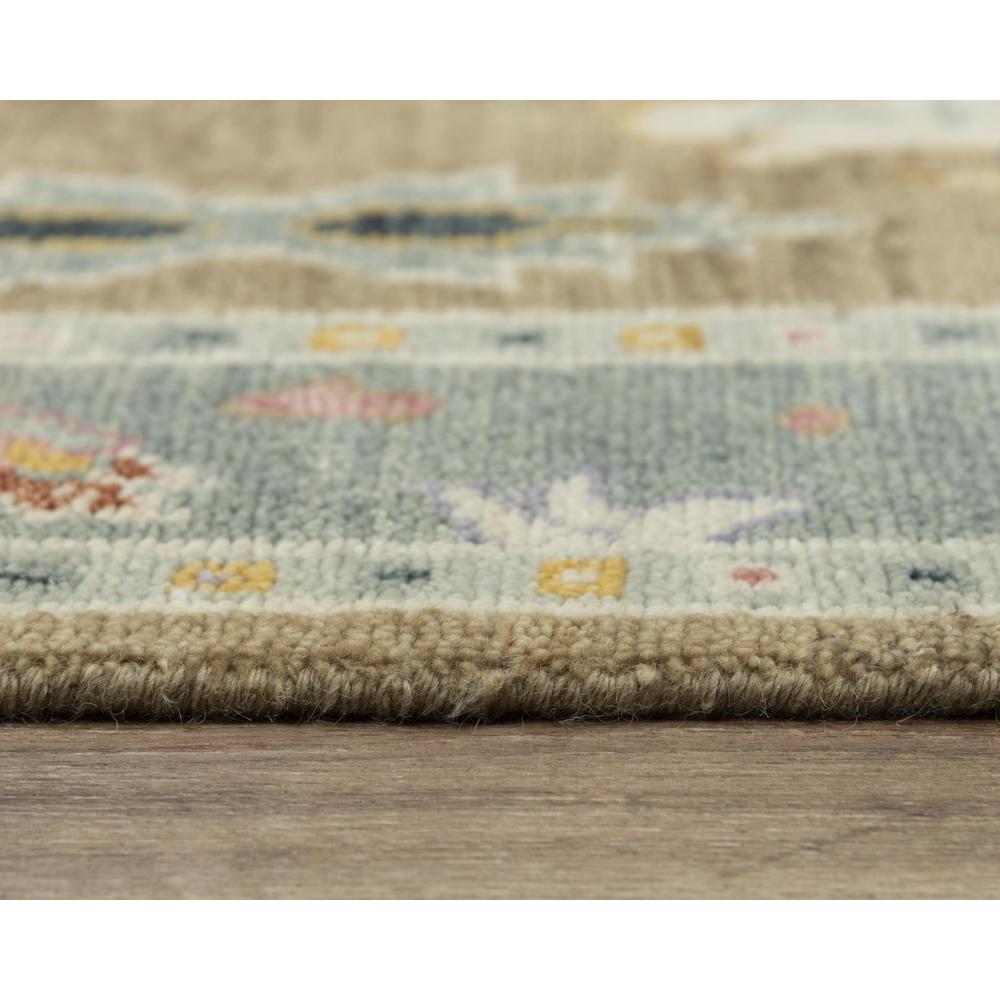 Hand Knotted Cut Pile Wool Rug, 8' x 10'. Picture 6