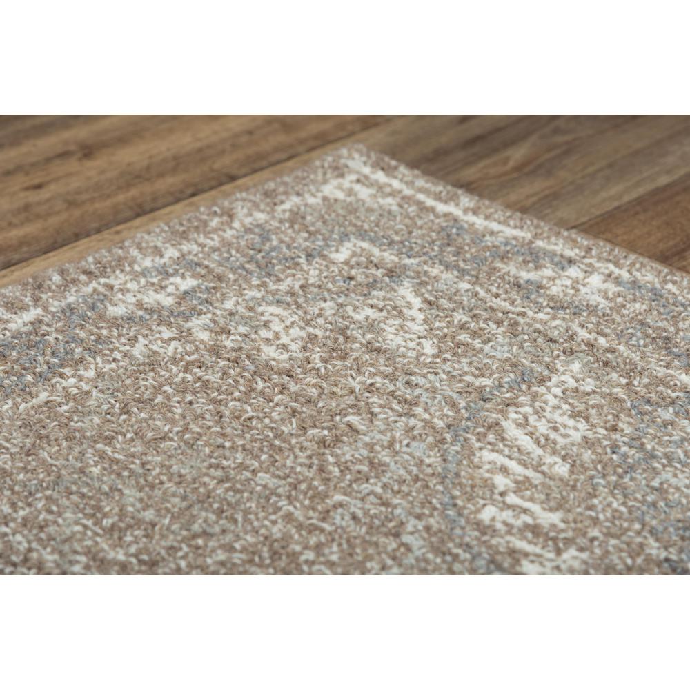 Hand Tufted Loop Pile Wool Rug, 8'9" x 11'9". Picture 5