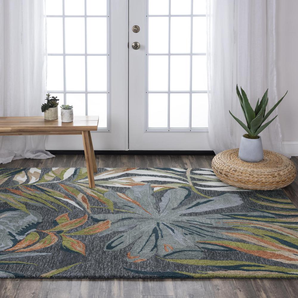 9' x 12' Hand-Tufted Rectangle Rug. Picture 2