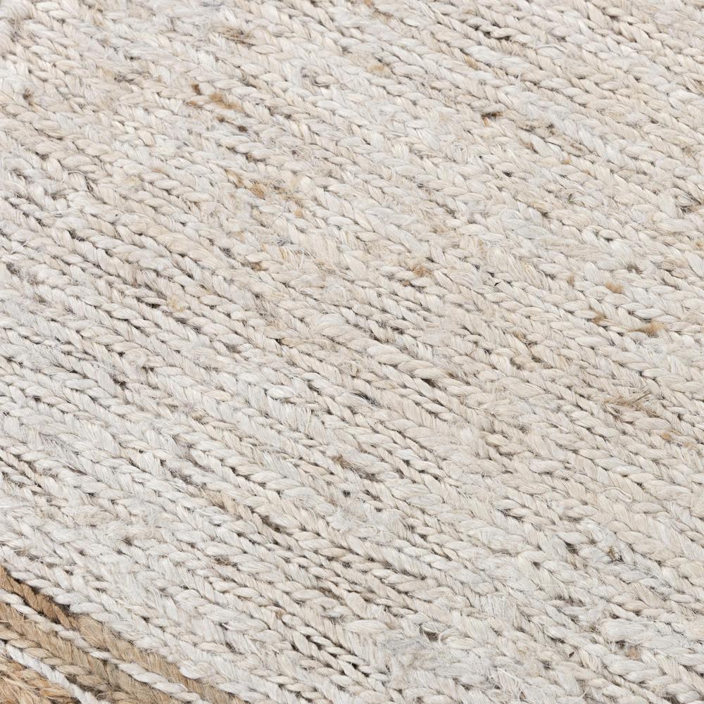 Hand Woven Flat Weave Pile Jute Rug, 9' x 12'. Picture 3