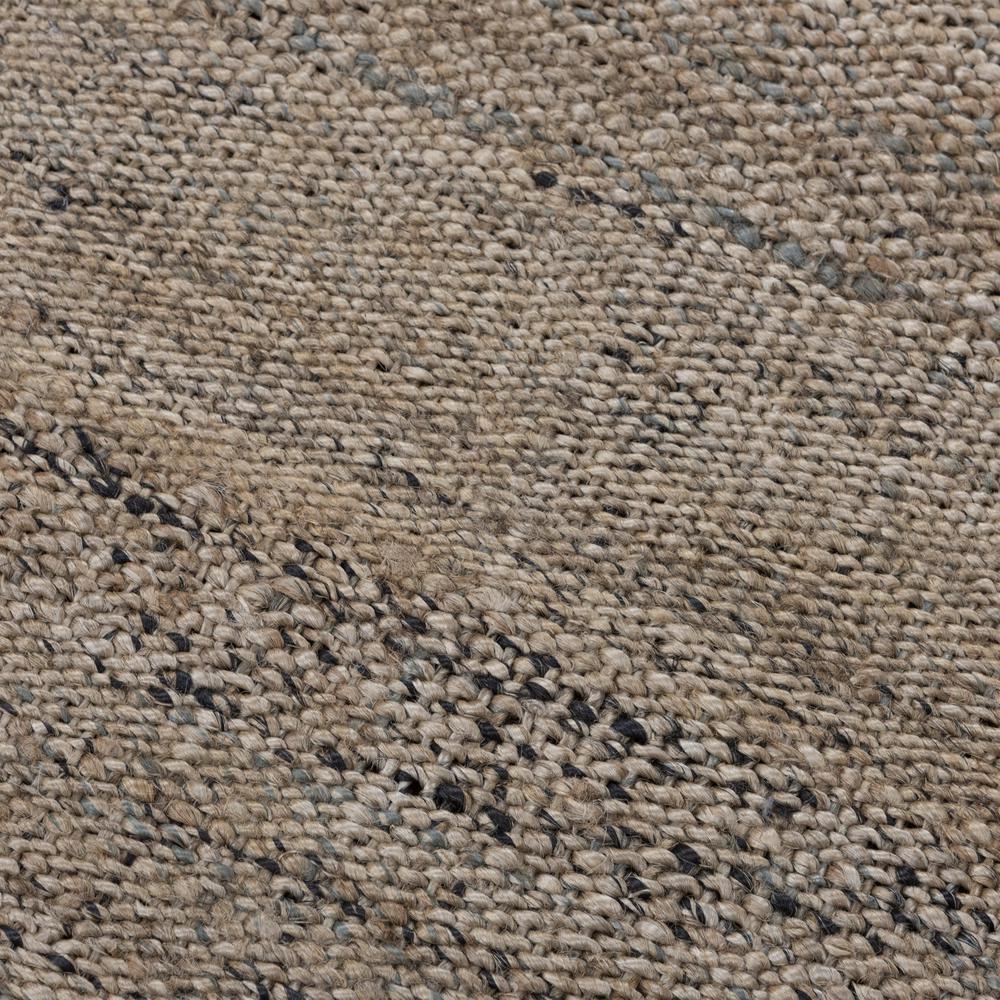 Hand Woven Flat Weave Pile Jute Rug, 9' x 12'. Picture 3