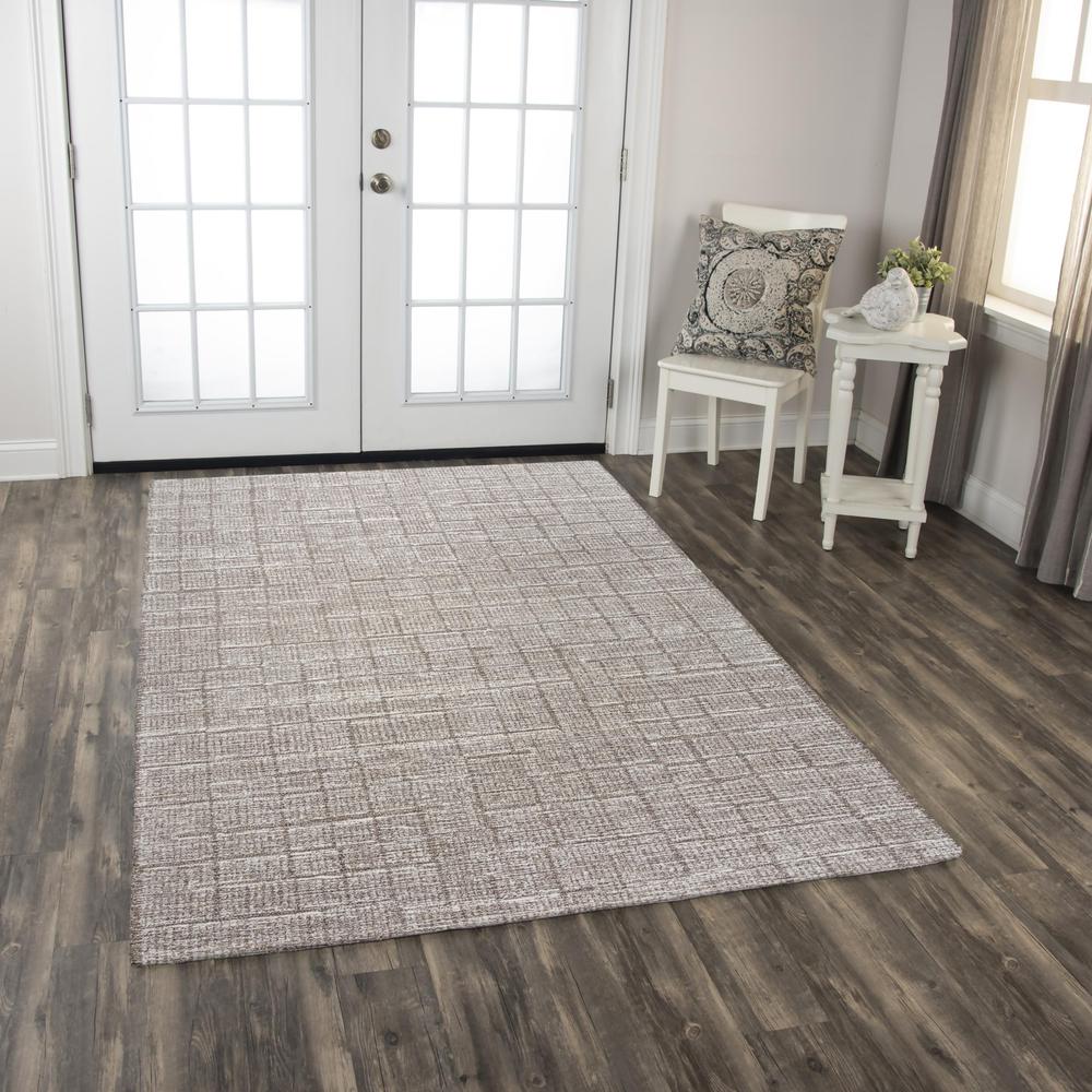 Hand Tufted Cut Pile Wool Rug, 8'6" x 11'6". Picture 2