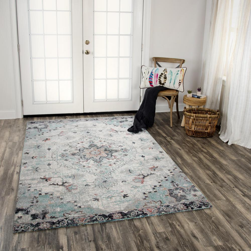 Power Loomed Cut Pile Polypropylene Rug, 8' x 10'. Picture 2