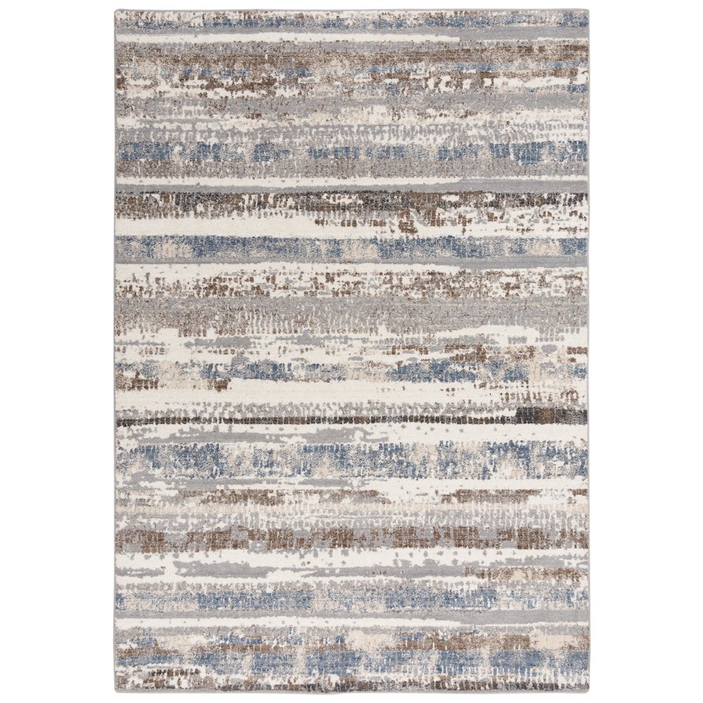 Power Loomed Cut Pile Wool Rug, 5' x 8'. Picture 1