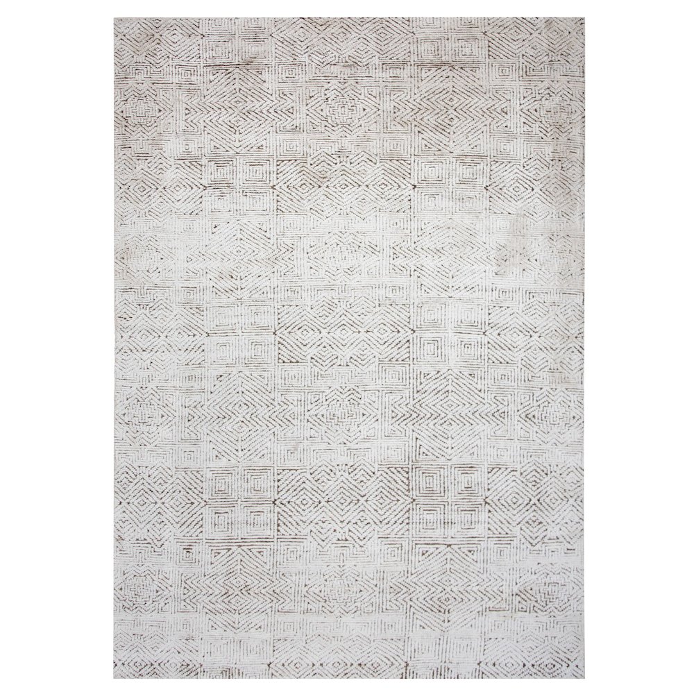 9' x 12' Cut Pile Hand Knotted Rug. Picture 1