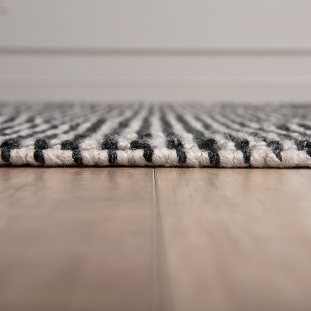 8'9" x 11'9" Loop Pile Hand Woven Rug. Picture 4