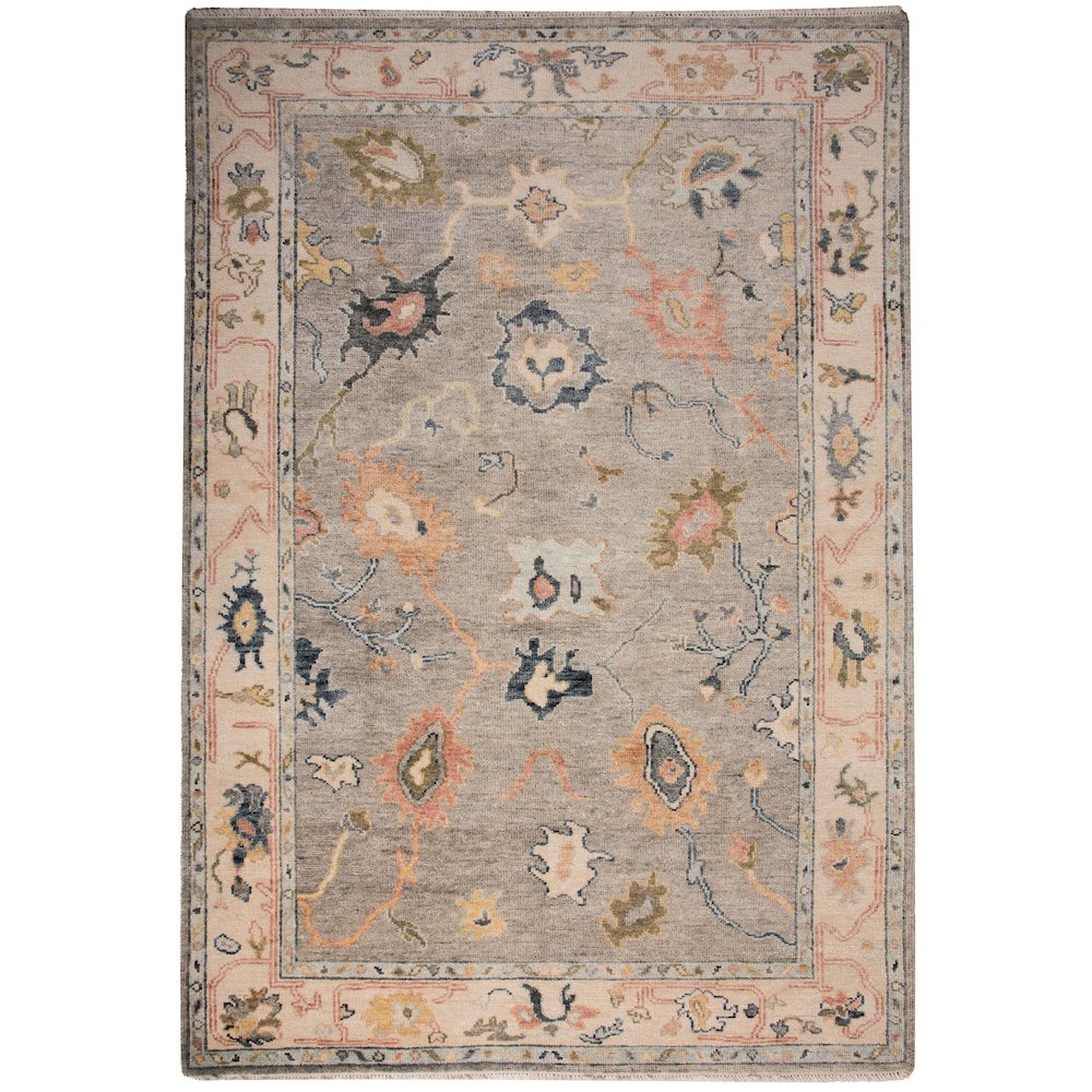 9' x 12' Cut Pile Hand Knotted Rug. Picture 1