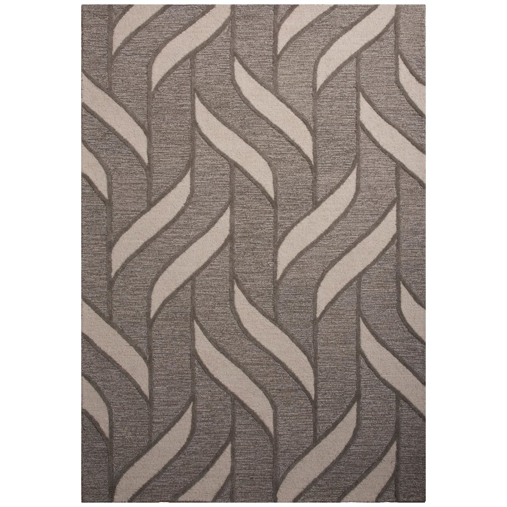 8'9" x 11'9" Cut & Loop Pile Hand Tufted Rug. Picture 1