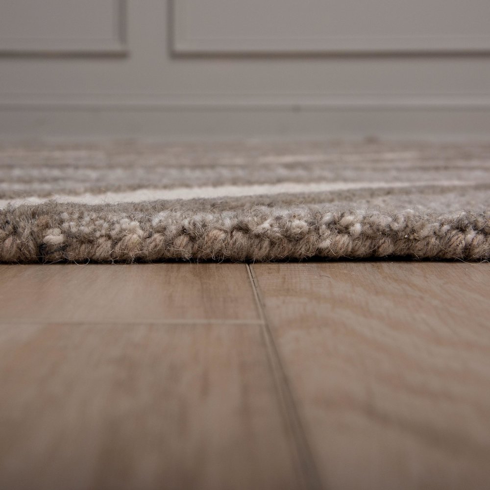 8'9" x 11'9" Cut & Loop Pile Hand Tufted Rug. Picture 4