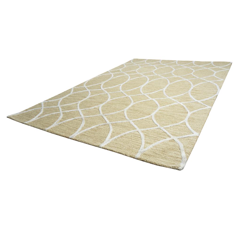 5' x 8' Hand-Tufted Rectangle Rug. Picture 1