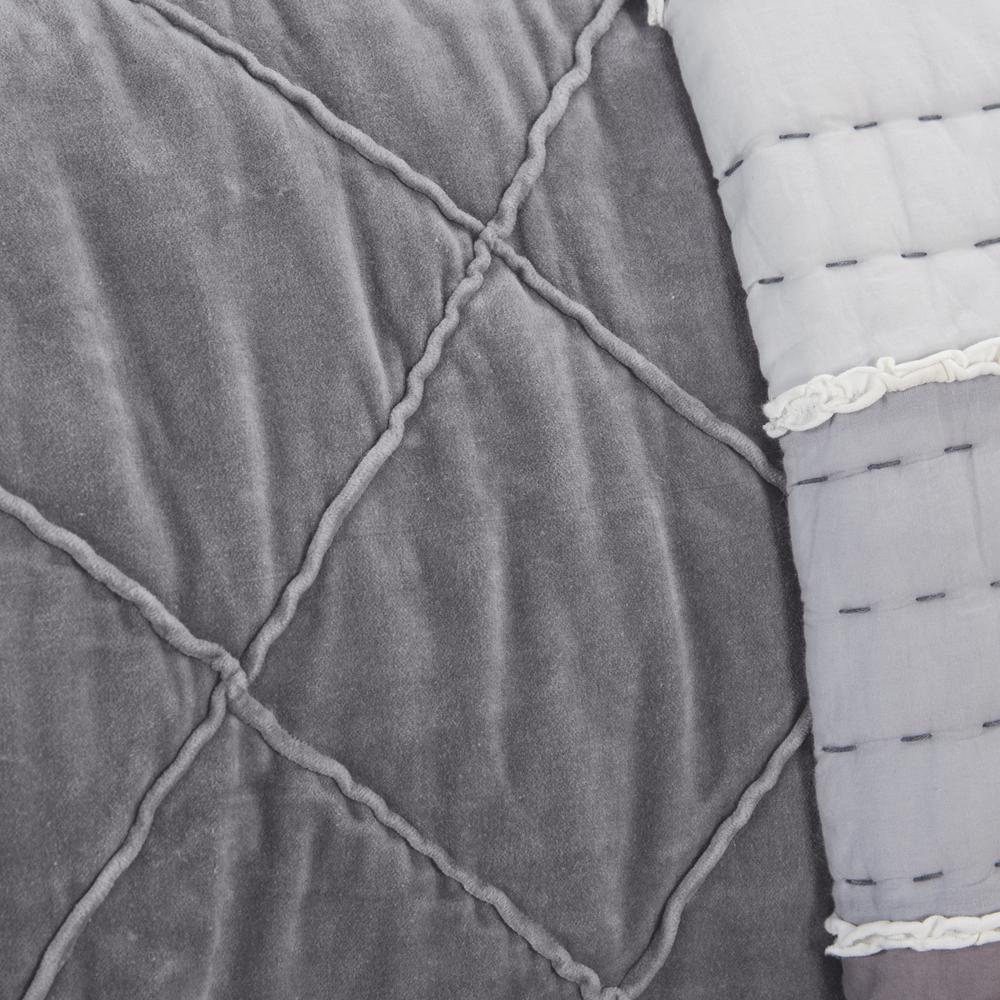 Rizzy Home 20" x 36" King Sham- BQ4192. Picture 8