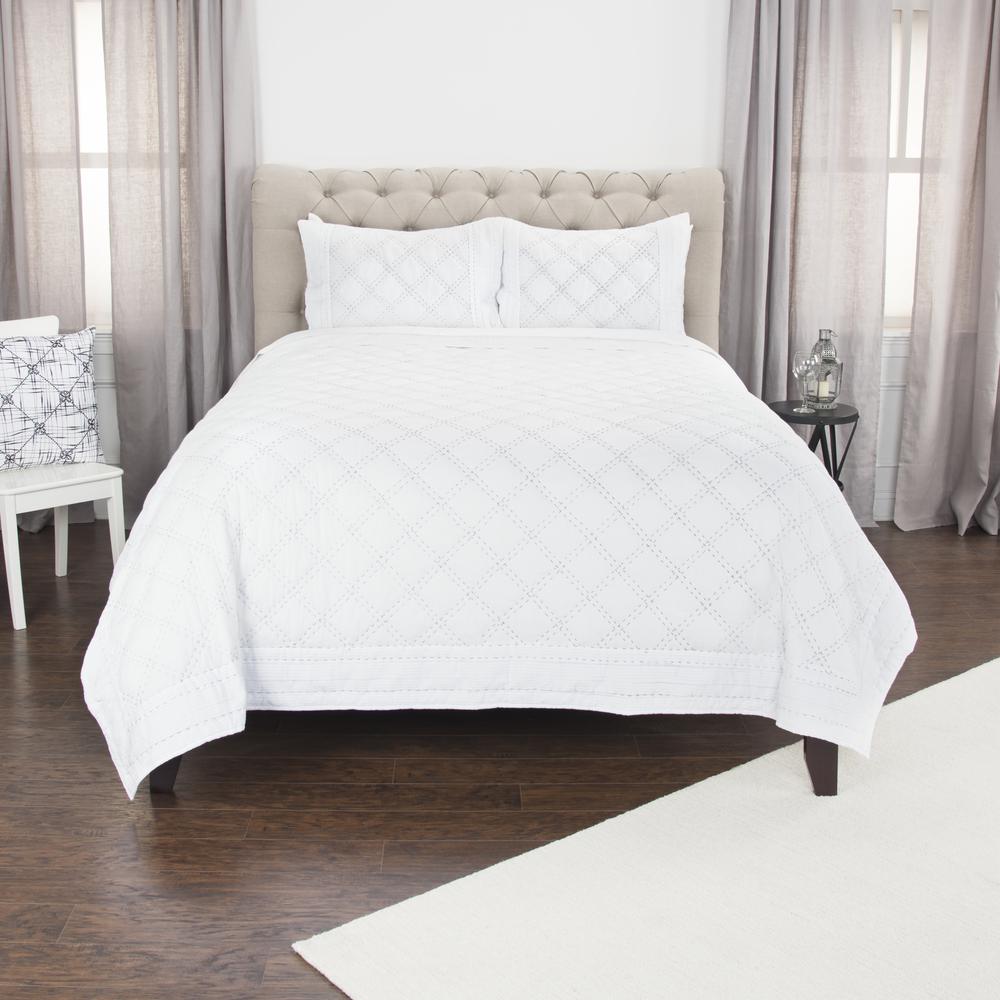 Rizzy Home 20" x 36" King Sham- BQ4542. Picture 2