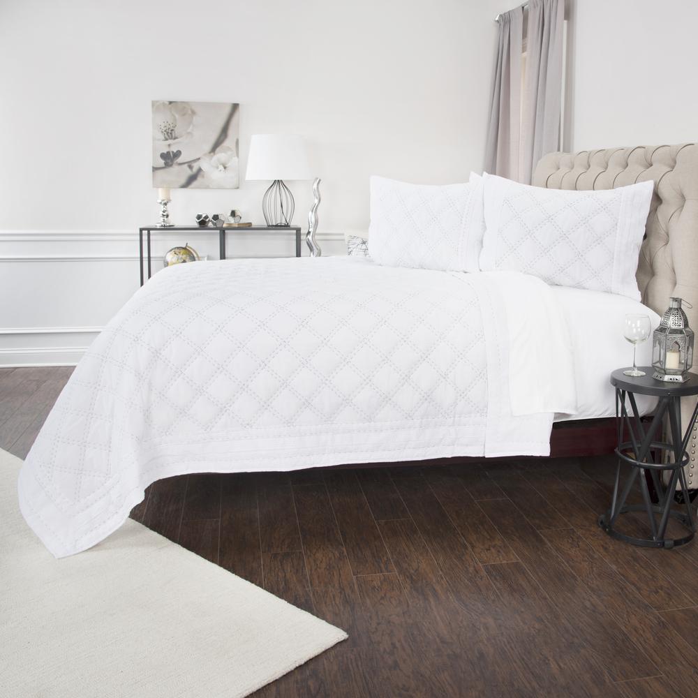 Rizzy Home 20" x 36" King Sham- BQ4542. Picture 3