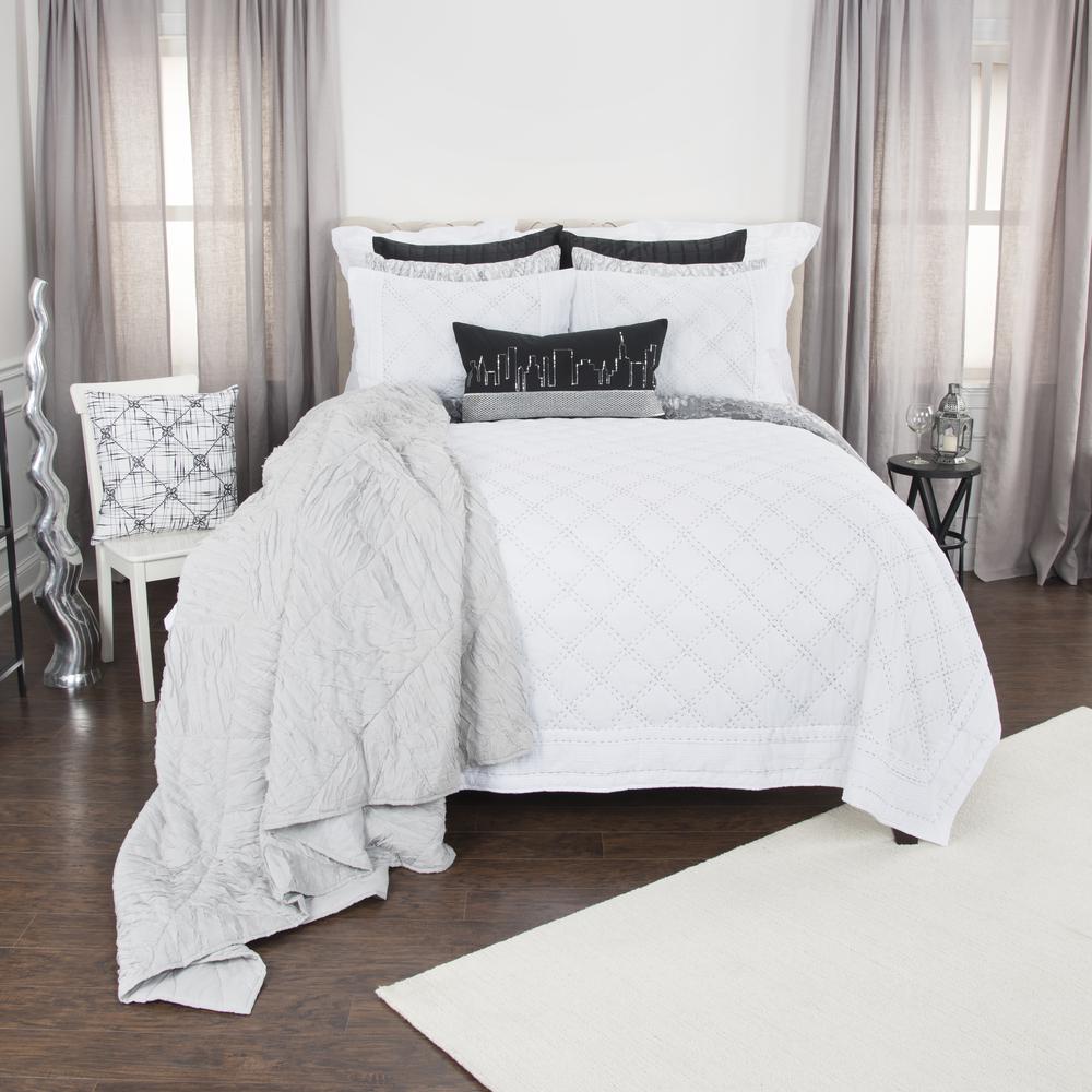 Rizzy Home 20" x 36" King Sham- BQ4542. Picture 5