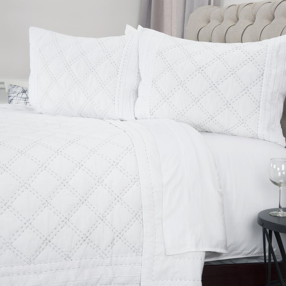Rizzy Home 20" x 36" King Sham- BQ4542. Picture 7