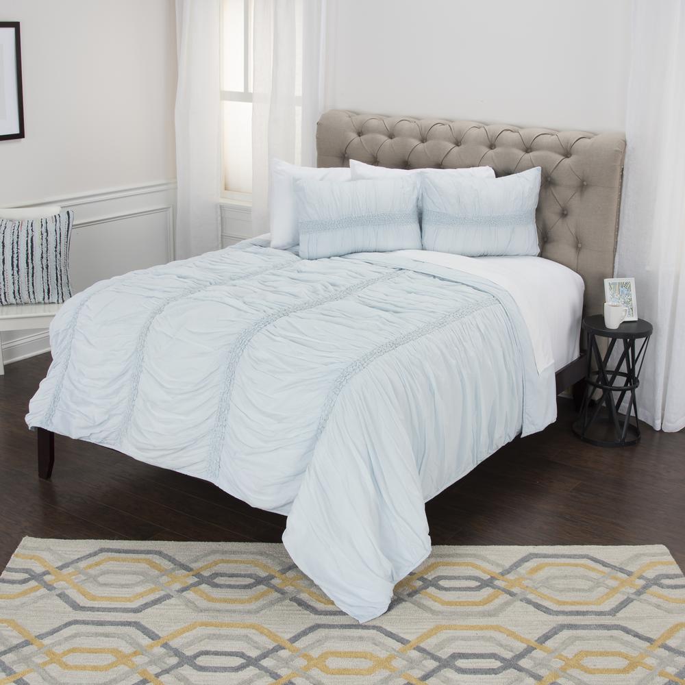 Rizzy Home 20" x 36" King Sham- BT3043. Picture 1